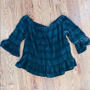 BB Dakota Plaid Blouse